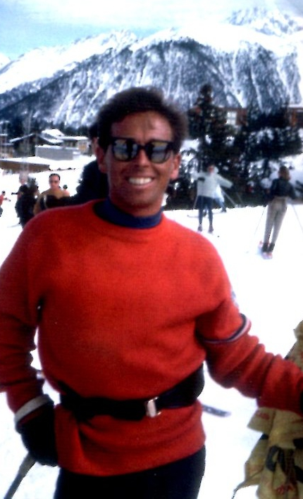 Skieur à Courchevel, 1963
